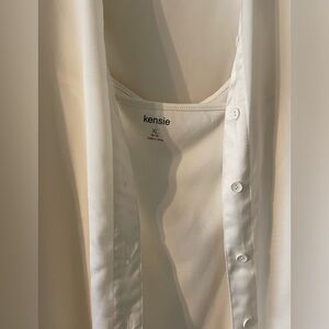 Kenzie silky fabric robe and nightgown.